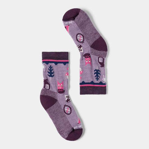 Kids' Hike Critter Cache Crew Socks