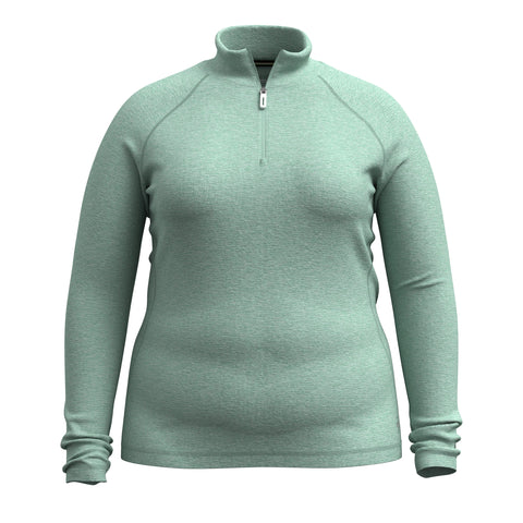 Women's Classic Thermal Merino Base Layer 1/4 Zip Plus